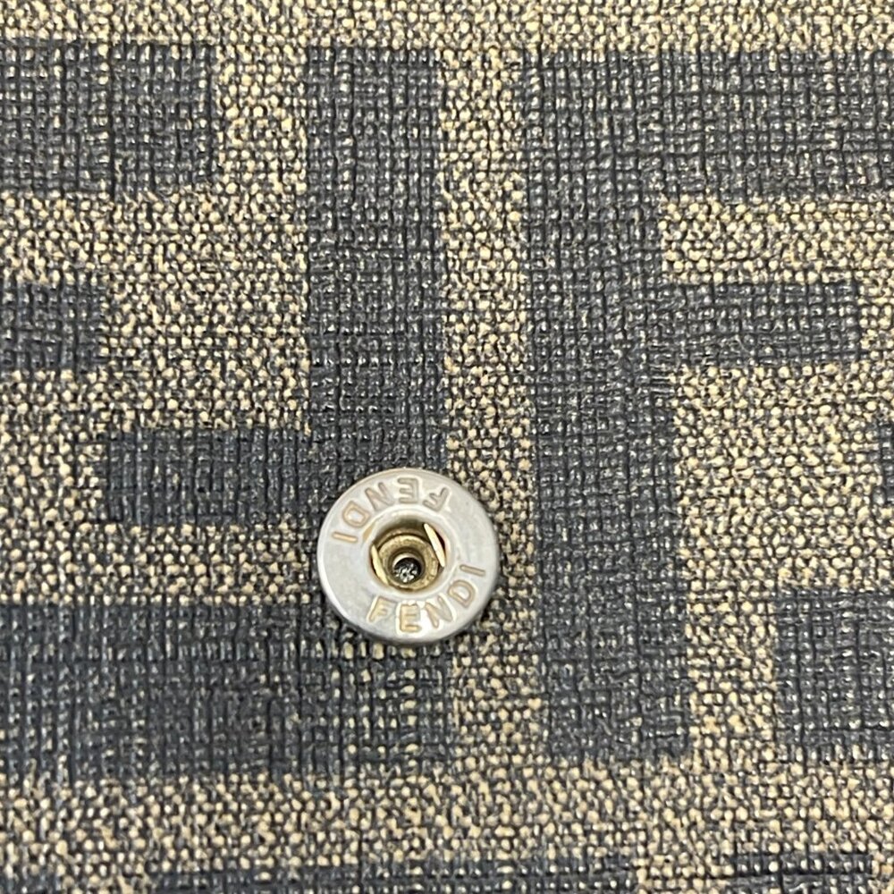 Fendi Tobacco/Yellow Zucca Coated Canvas & Leather Long Wallet - Preowned - Picture 10 of 15